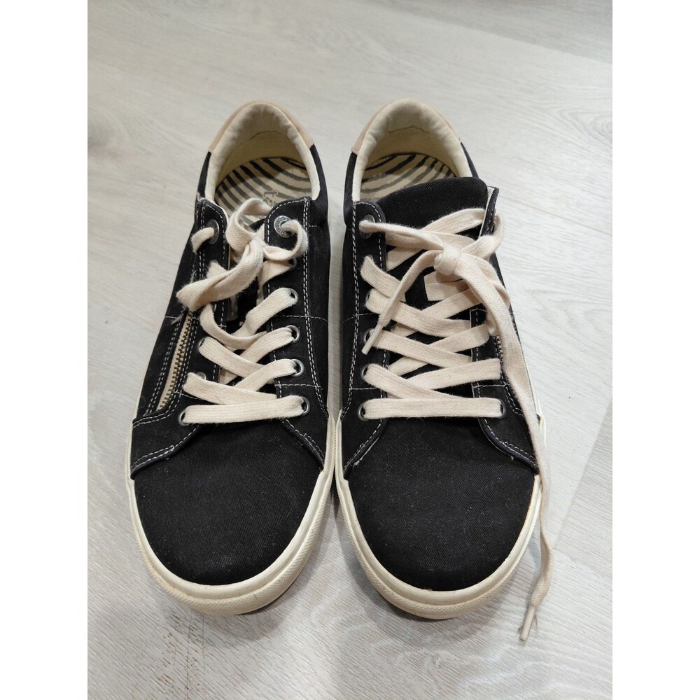 Taos Star Sneakers Women’s Size 11 Black Zipper And Lace Up Shoes Casual - Picture 12 of 14
